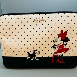 Kate Spade x Disney Minnie Fígaro Universal 15inch Laptop Sleeve Limited Edition